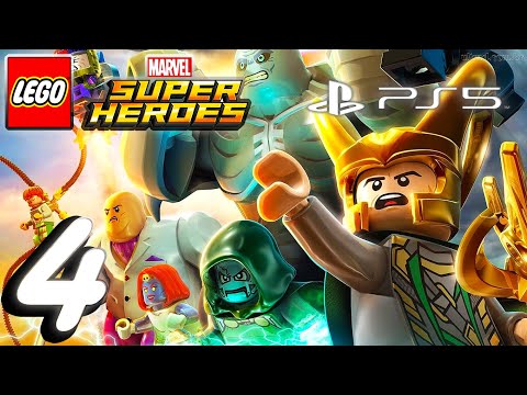 LEGO Marvel Super Heroes Walkthrough Gameplay Part 4 - No Commentary PS5 [1080p 60FPS]
