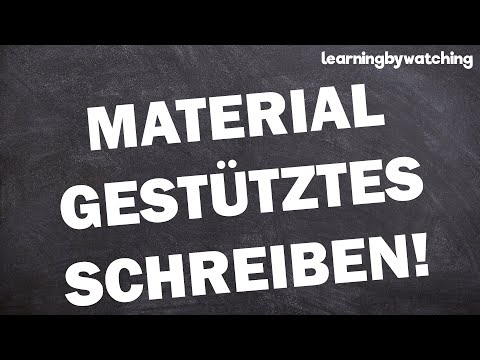 Material-based writing explained simply!