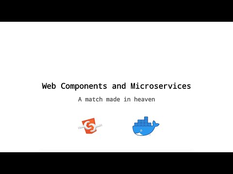 Let's talk Web Components, Microservices and Functions as a Services (FaaS)