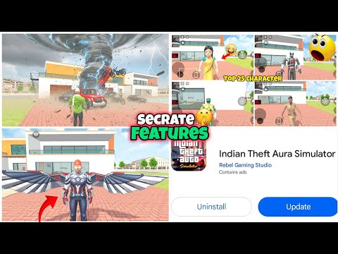 Indian Theft Auto Simulator New Update | New SuperPower Add | Top 25 Character | New Secret Futures 