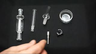 How to Use a Glass Nectar Collector and all it's Dab Accessories | Atomic Blaze Smoke Shop Sarasota