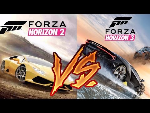 Forza Horizon 2 VS Forza Horizon 3