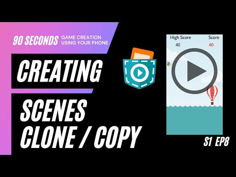 Creating Multiple Scenes for Your Mobile Game Creation in PocketCode Game Engine, S1 Ep8 - YouTube