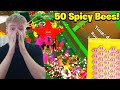 50 Spicy Bees VS Ant Challenge Bee Swarm Simulator