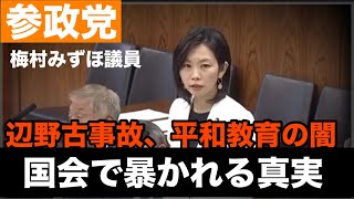 【参政党】梅村みずほ 辺野古事故、平和教育の闇 、国会で暴かれる真実。