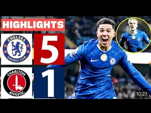 Chelsea vs Charlton Athletic 5-1 Highlights all goals..