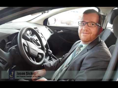 Jason Sickel Presented with Keys to 2017 Ford Focus