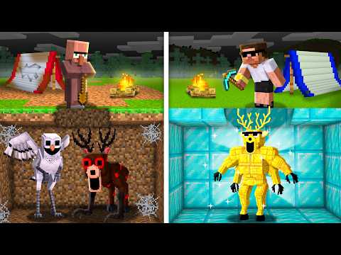 Mining Rare 99 Nights Scary Deer with Doorbin in Minecraft..