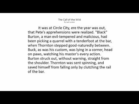 The Call of the Wild Chapter 6