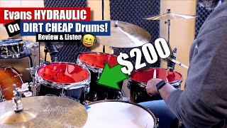 Video thumbnail for Evans Hydraulic 🔴 On DIRT Cheap Drums! 🤔 Review & Listen (Headphones Recommended) 🎧 by Rob Brown