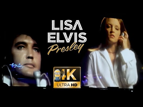 Elvis & Lisa Marie Presley AI 4K Restored - 🙏🌹 Don't Cry Daddy 🌹🙏