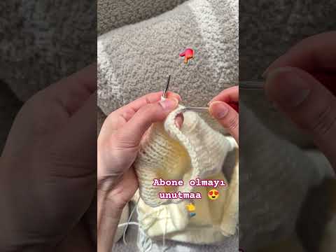 örgü birini ilmek kapatma nasıl yapılır? #braiding #crochet #knitting #örgü #knittig #handmade