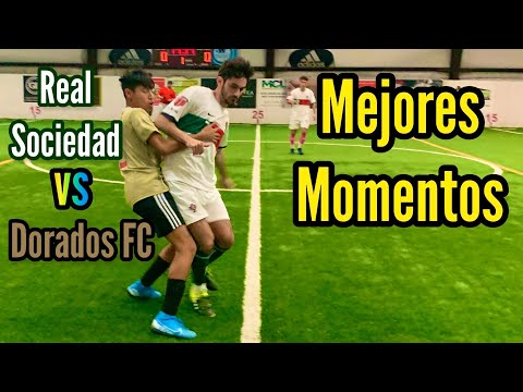 Mejores Momentos Real Sociedad va Dorados FC Men’s Indoor Sunday League Soccer 01 08 23