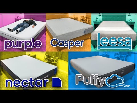 Best Bed In A Box - Purple vs Casper vs Leesa vs Nectar vs Puffy