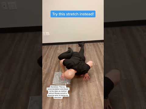 Low back pain? Try this stretch and share! #lowbackpain #crack #trending