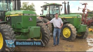 Machinery Pete TV Show: John Deere 4555 and 4455 Tractors Sold on Iowa Auction