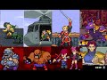 Double Dragon Gaiden All Bosses Powered
