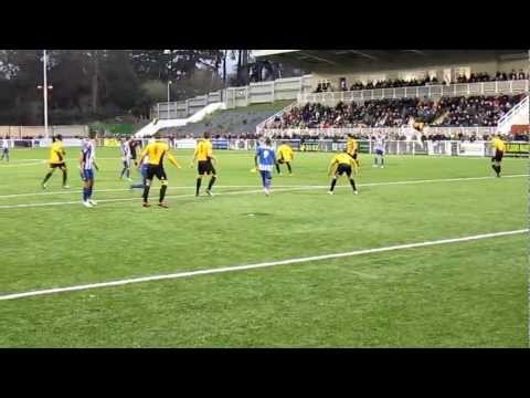 Maidstone United 2 Herne Bay FC 0 (01/12/1012) Early pressure from the Bay