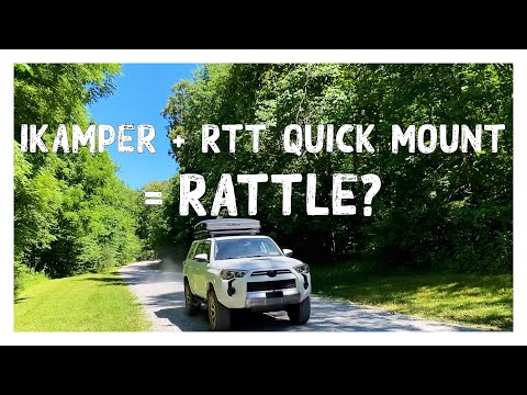 iKamper on Frontrunner Quick Release Tent Mount Kit- Does it Rattle? | Real World Test