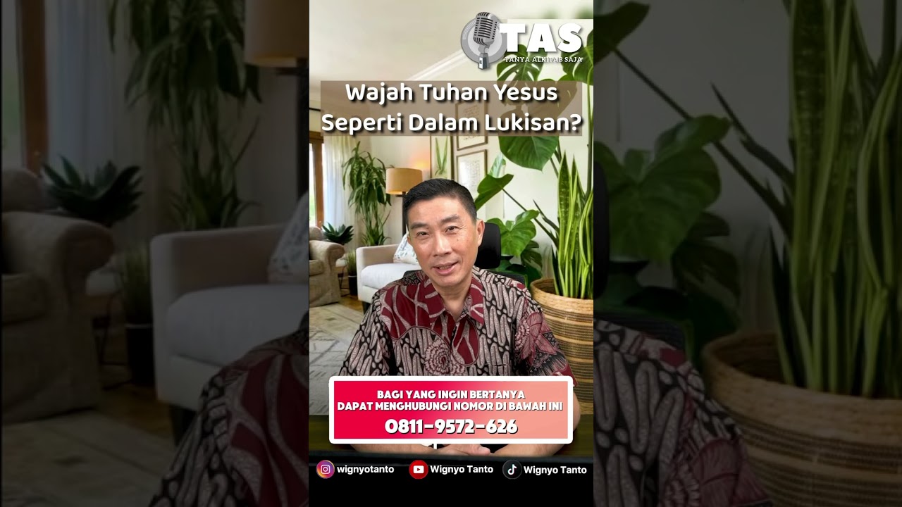 TAS #278 Wajah Tuhan Yesus Seperti Dalam Lukisan