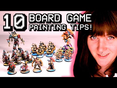 A Beginner's Guide to Painting Board Game Miniatures feat. Sea of Legends!