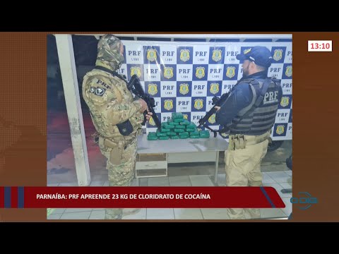 Parnaíba: PRF apreende 23kg de Cloridrato de Cocaína 22 02 2022