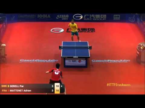 Table Tennis Star Point 2015 - Adrien Mattenet vs Par Gerell