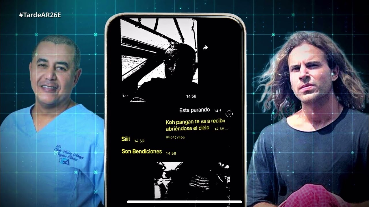 VTR TardeAR: Los últimos mensajes entre Daniel Sancho y Edwin Arrieta