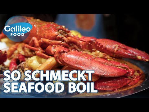 TRENDY Meeresfrüchte! Wie schmeckt SEAFOOD Boil? | Galileo Food