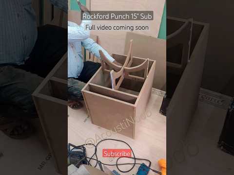 15" Subwoofer enclosure | Deep Punchy bass | car bass | rockford kicker