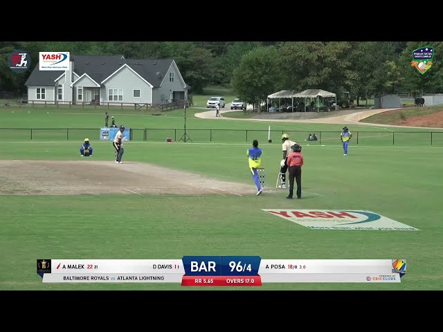 MiLC T20 Highlights: Atlanta Lightning vs Baltimore Royals