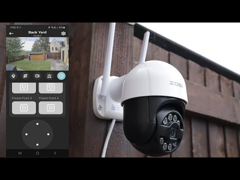 ZOSI C289 WiFi Pan/Tilt Outdoor Security Camera Unboxing, Setup & Review
