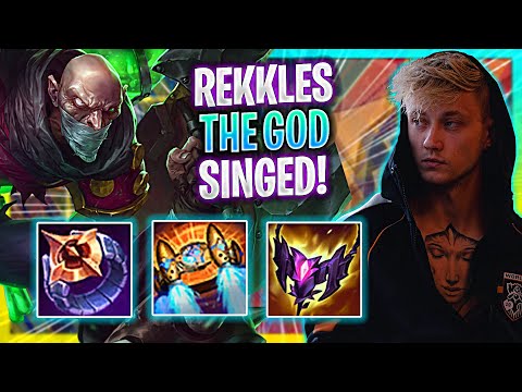 REKKLES IS A GOD WITH SINGED! | FNC Rekkles Plays Singed Top vs Kayn! | Preseason 2023