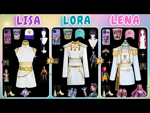 LISA LORA OR LENA 😍💜😍 (K-Pop DEMON HUNTER EDITION) #kpopdemonhunters  #trending #viral #lisa #fyp