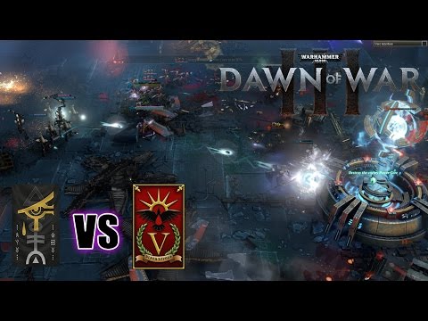 Warhammer 40,000: Dawn of War III Multiplayer - Eldar vs. Space Marines EPIC BATTLE