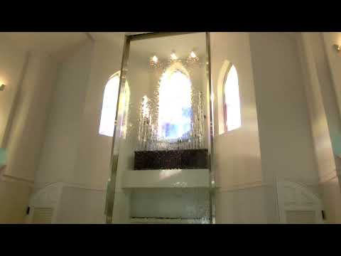 ガラス面流水設備 No.3　アクア・アート施工