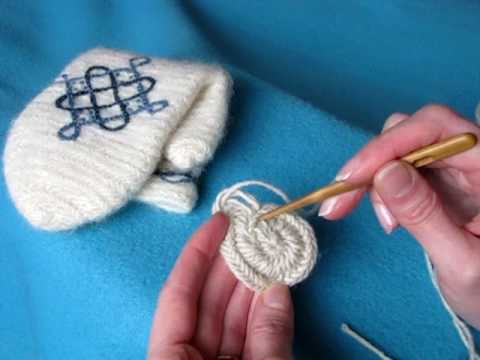 Nalbinding 8, Round start - Neulakinnas, pyöreä aloitus