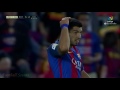 Messi Shows Suarez how to score a goal