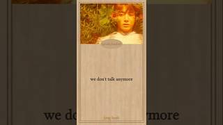 Download lagu JungKook & Jimin 'we don't talk anymore' Cover AI Lyrics #bts #jungkook #jimin #wedon'ttalkanymore mp3