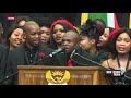#JosephShabalala's grandchildren took to the stage to pay tribute to their grandfather