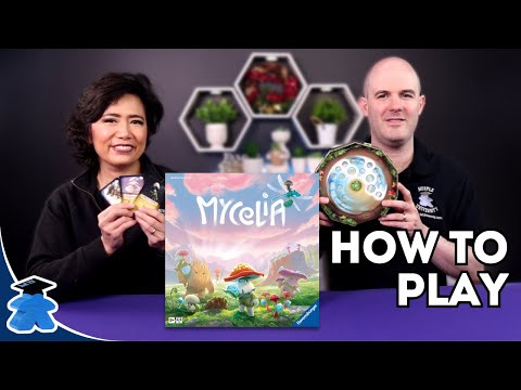 Mycelia - How to Play. Basic and Advance Rules, and Icons Explanation Included. A 🍄Race Puzzle.
