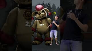 SECRET OF THE MIMIC 🤡 Altura dos PERSONAGENS do NOVO FNAF! #shorts #secretofthemimic