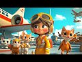 Little Pilots Jobs Kid Song Nursery Rhymes Toddler Lullaby Preschool Learning