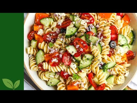 Quick & EASY Plant-based Pasta Salad that will impress! Featuring Tabitha Brown Very Good Garlic