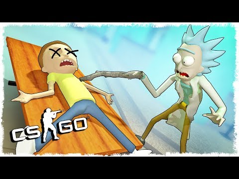 ТРОЛЛЬ МОРТИ vs БОМБЯЩИЙ РИК МАНЬЯК В CS:GO!!!