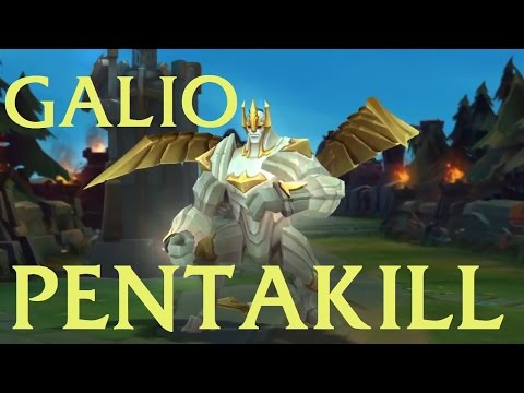 GALIO ULTIMATE INSTANT PENTAKILL! Galio Rework Coming Soon!