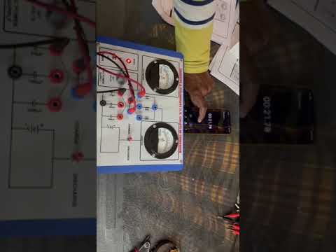 Charging & Discharging Of Condenser Trainer
