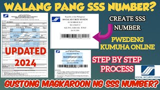 Paano Kumuha ng SSS NUMBER ONLINE 2024 | How to Get SSS Number Online | SSS ONLINE REGISTRATION 2024