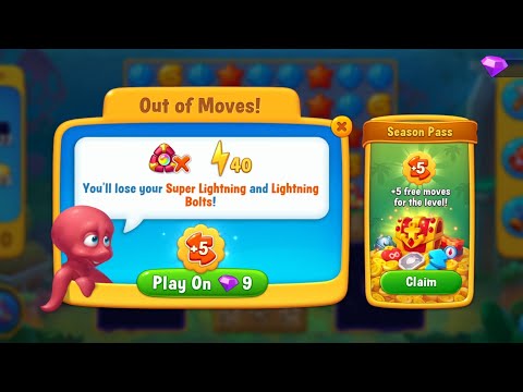 @Fishdom Atlantis Cup Stage 29 Failed 😭