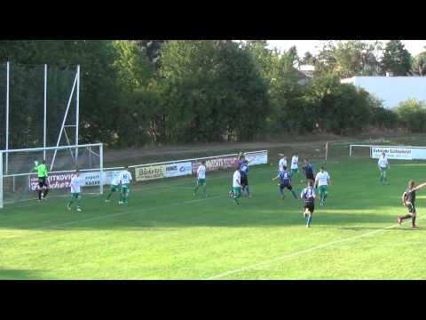 Jozef Friga schiesst in der 2.Minute das 1:0 für Steinbrunn gegen Illmitz